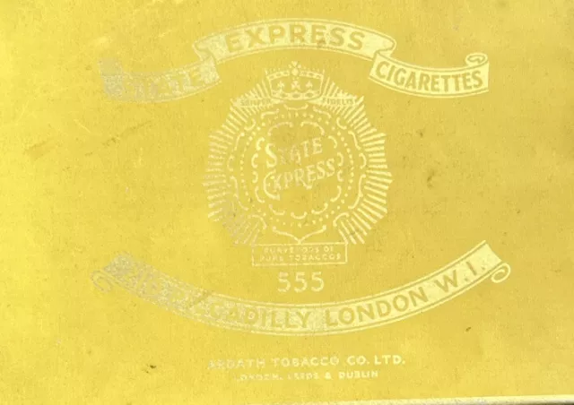 State Express Cigarettes Tin Vintage 555 BOAC