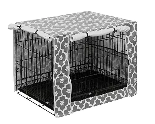Dog Crate Cover Durable Polyester Pet Kennel Cover Universal Fit 24 Inch