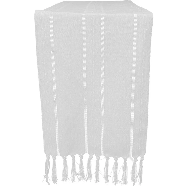 Mesa de borla corredor fiesta poliéster mantel decorativo mesa corredor boda
