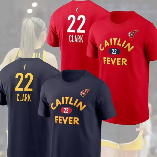 HOT CAITLIN Clark Indiana Team Fever 2024 National Basketball Draft T