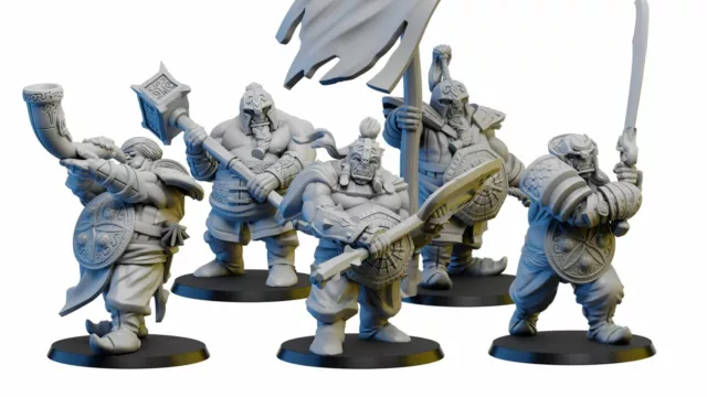 Ghamak: Ogre Ironbreakers (4 Modelle) (z.B. als Ogor Ironguts) (Persian Ogres)