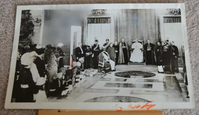 Maharaja Pope Photo India 1939 Original Pope Vintage Mysore  Indian