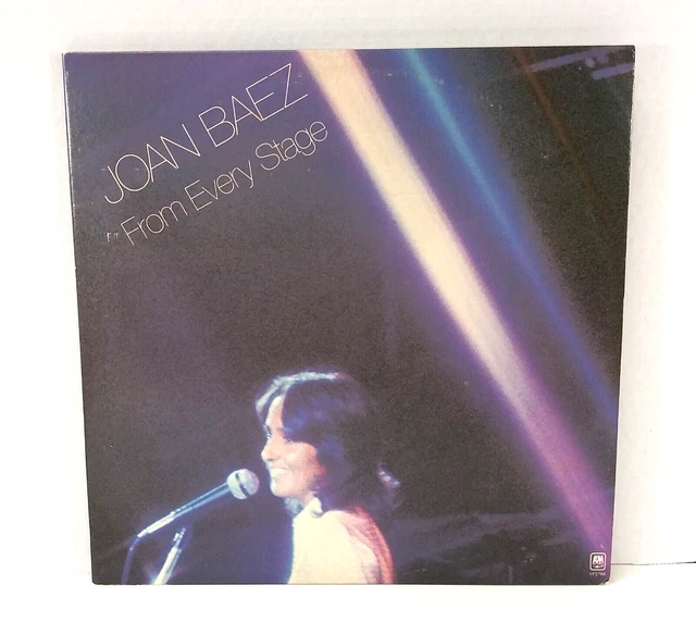 Joan Baez From Every Stage Vinyl LP (A&M Records 1976) 2 LP Set Gatefold VGC