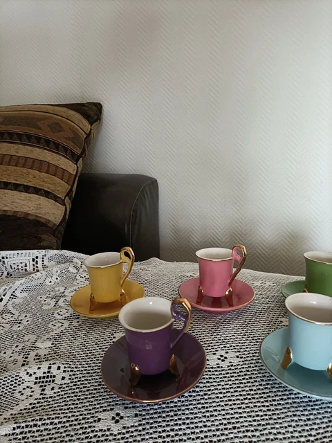 Tasse Colorée En Forme De Vache Des Highlands Écossais, Aquarelle, Arc