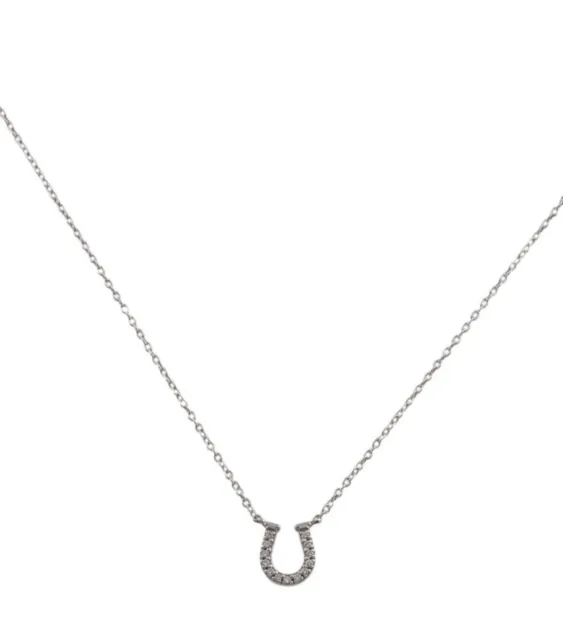 Lucky Embrace: 925 Sterling Silver Cross and Horseshoe Pendant Necklac –  Rakva