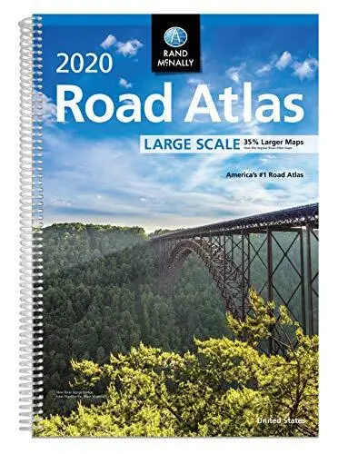 RAND MCNALLY 2020 LARGE SCALE ROAD ATLAS **Mint Condition**