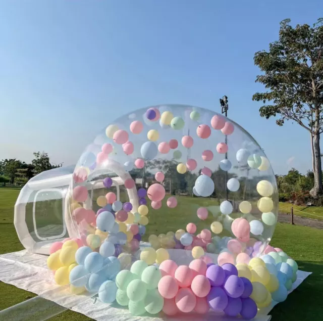 CN STOCK Inflatable Bubble House Outdoor Balloons Tent For Party Events