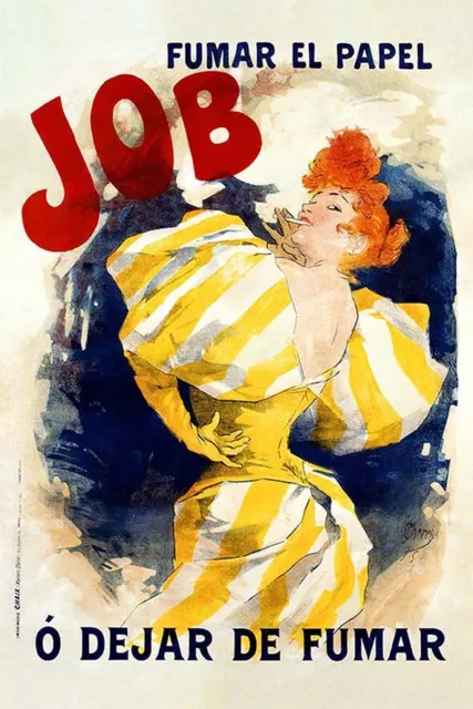 Poster Manifesto Locandina Pubblicitaria Stampa Vintage Job Art Nouveau Liberty