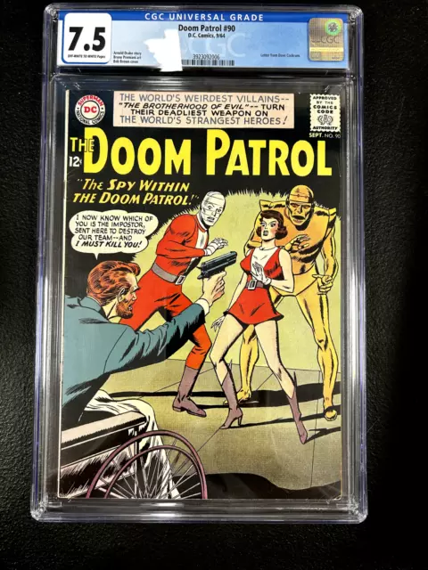 Doom Patrol #90 CGC 7.5 1964