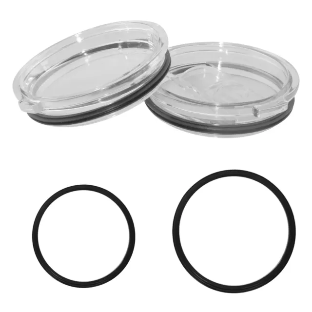 10Pcs Silicone O-Ring Seal Gaskets Washers Replacement For Tumbler Lids Flasks 2