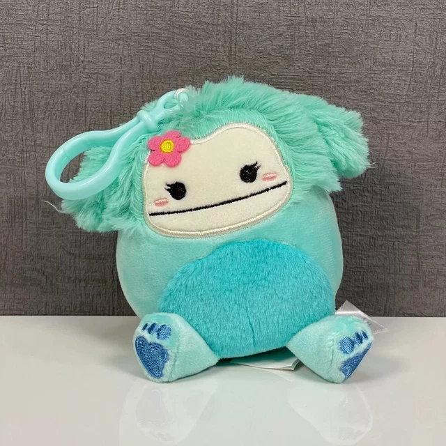 SQUISHMALLOWS JOELLE THE Yeti Bigfoot Clip Plush Soft Toy 3.5" £3.75