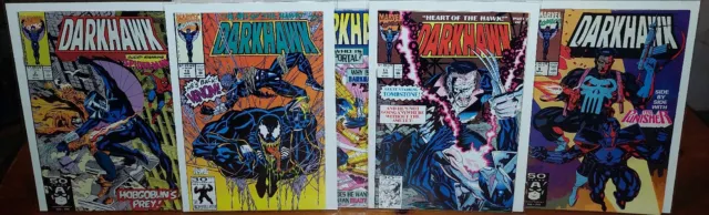 Darkhawk #2 #5 #9 #11 #13 Annual #1 Venom Punisher Spiderman Marvel Comics 1991