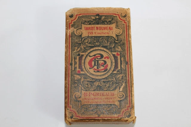 Jeu de tarot à jouer en boîte La Ducale JMS France vintage 5 25
