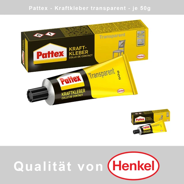 Adhesivos de Energía Pattex Kraft Pegamento Transparente Universal 2 X 50g Bolso