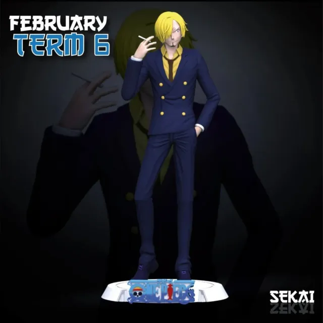 Sanji ONE PIECE stampa 3D resina 8K *stampa su commissione*ACTION FIGURE