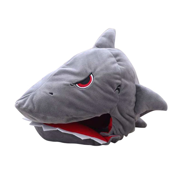 Carino cappello da squalo cartone animato peluche copricapo Fancy Head Cap costumi cosplay