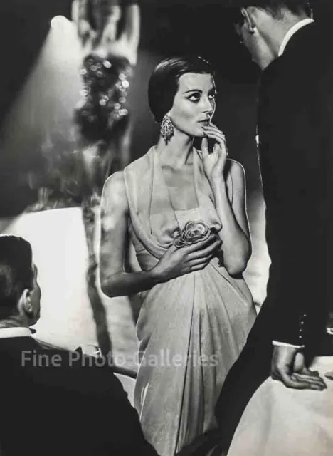 1957 Vintage RICHARD AVEDON Female Fashion Moulin Rouge Paris Duotone Photo Art