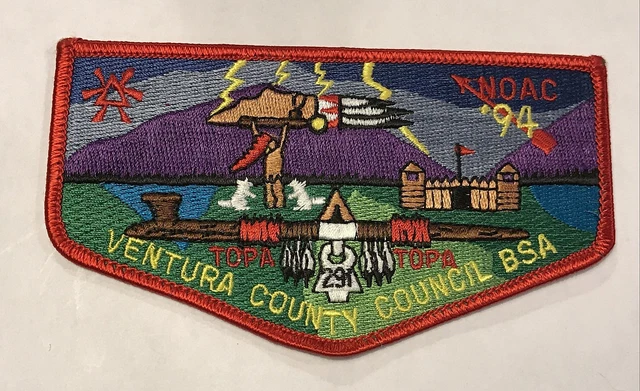 OA Lodge 291 Topa Topa Flap Mint 1994 NOAC DC2