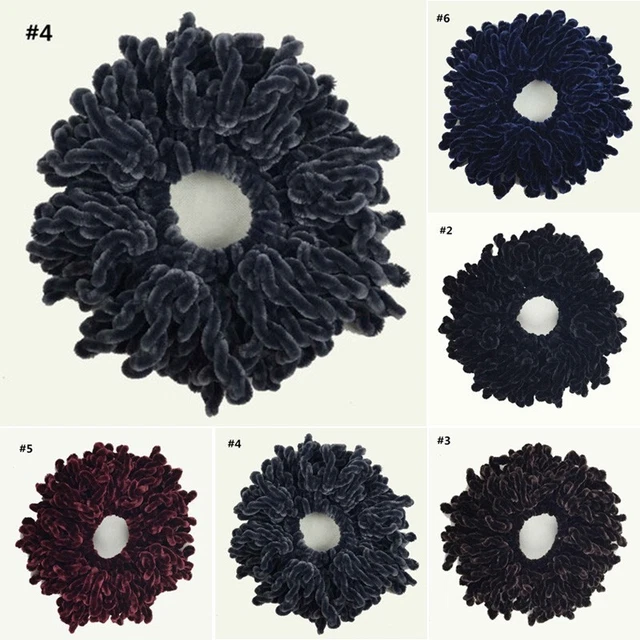 Fascia per capelli donna bellissimo poliestere unico volumizzante croccante capelli grandi panino hijab