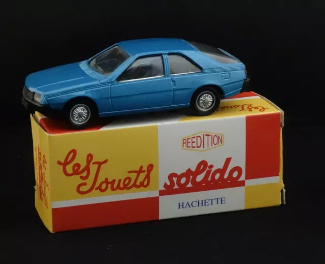 Solido 1203 Renault Fuego Ristampa Hachette Jamais Usato IN Scatola 1/43 MIB