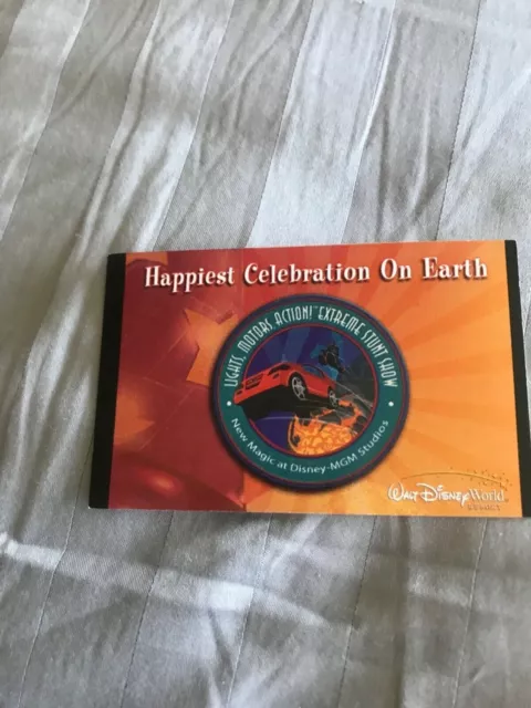 Disney MGM Studios FLORIDA USED TICKET STUB-2006 VGC