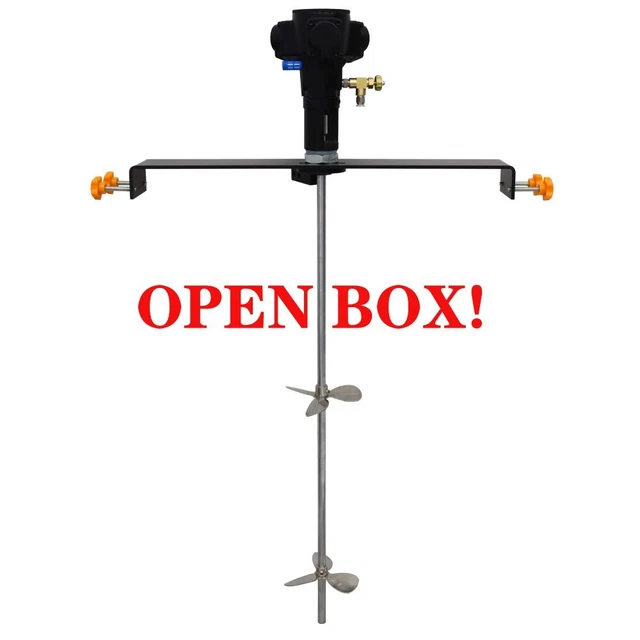 Open Box! Rung Tank Barrel Mixer 50gal Tank Barrel Mixer Paint Mix Pneumatic