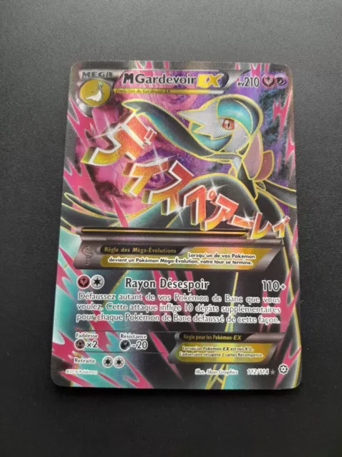 Carte Pokemon M Gardevoir Ex 112/114 XY Offensive Vapeur FR Bon État