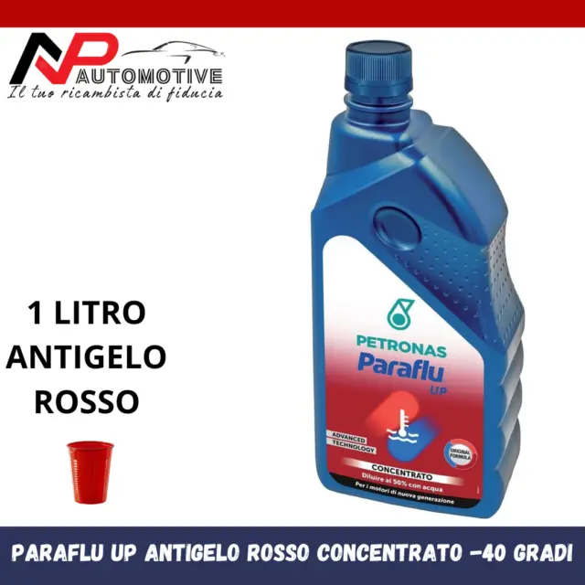 PARAFLU' UP ROSSO PROTETTIVO RADIATORE ANTIGELO PURO - 1 LT - Autoricambi  Cimino Snc
