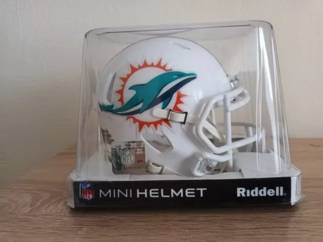 NFL Riddell Football Speed Mini Helm Miami Dolphins