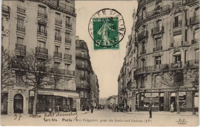 CPA PARIS 15e - Rue falguiere (156593)
