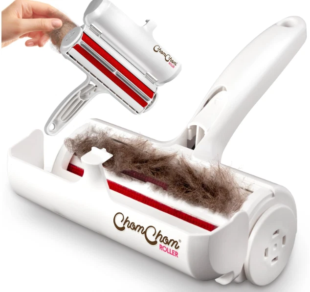 Chom Chom Roller Pet Hair Remover and Reusable Lint Roller - ChomChom Cat and Do