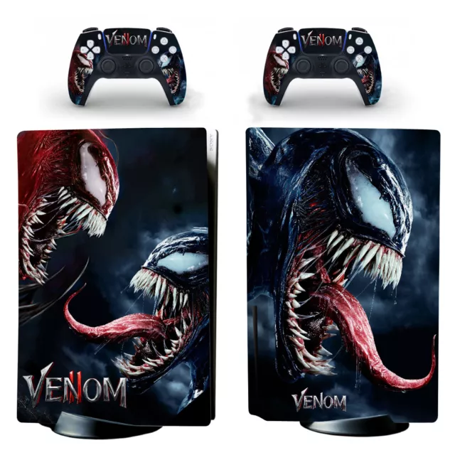 CONSOLE DISCO STANDARD PS5 adesivi skin cover vinile pellicola Marvel Venom  2 EUR 15,68 - PicClick IT