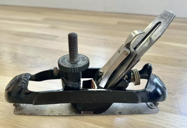 Very Nice Antique STANLEY No. 20 Circular Compass Wood Plane - NR