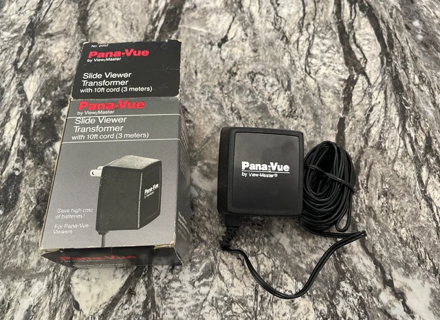 Transformador/adaptador de CA genuino Pana-Vue ICC-2-375-1 para visores de diapositivas Pana-Vue