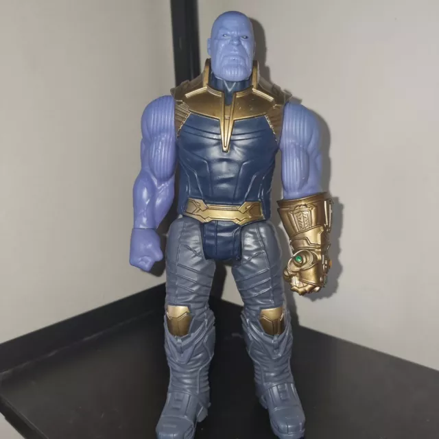 Rare Marvel Infinity War Titan Hero Series Thanos 12" large Figure Christmas