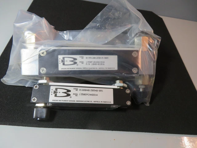 Brooks Instrument 1358F1D1EA1D1A & 1350EPC9ADD1A Variable Area Flow Meter
