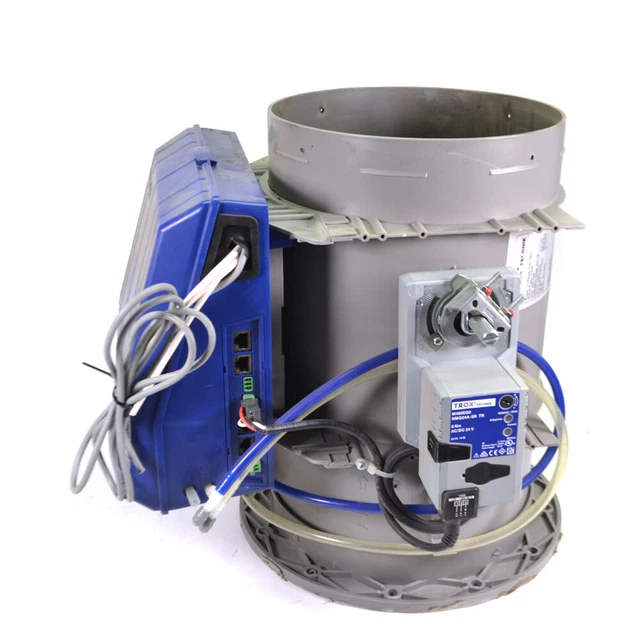 Trox TVLK Plastic Circular Aggressive Air Extract VAV Terminal Unit 24VAC