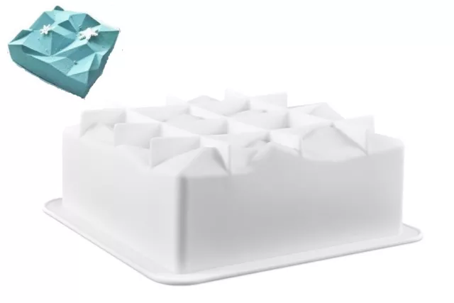 Moule silicone gâteau forme carré nuage boule pâtisserie 3D