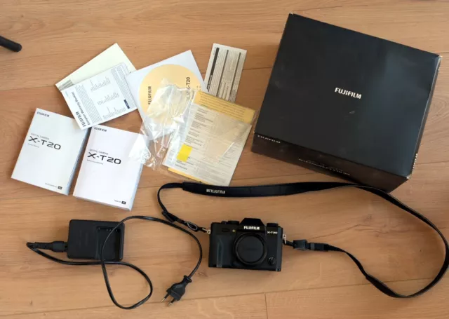 Fujifilm X-T20 24.3 MP Spiegellose Systemkamera - Schwarz, guter Zustand