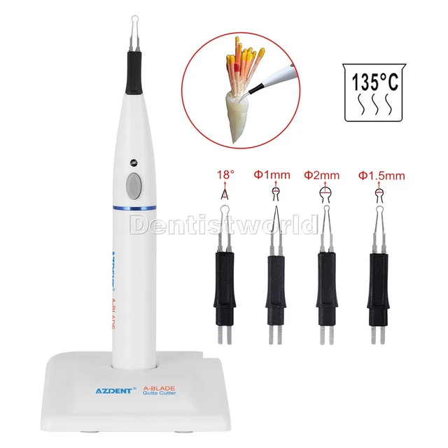 Dental A-BLADE Endo Gutta Percha Points ToothGum Cutter with 4 Fever Needle Tips