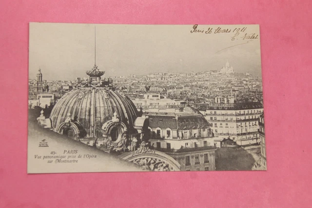 Carte Postale Ancienne Paris Boulevard Pereire 75 CPA Années 1900