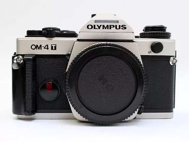 Olympus OM-4T 35mmMf SLR Carrete Cámara Titanio Excelente De Japón