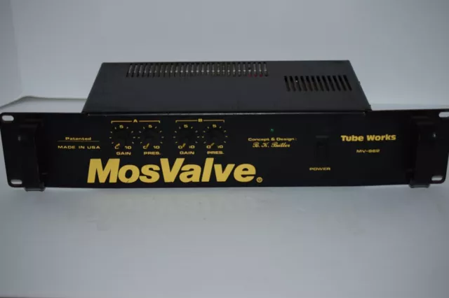 Tube Works MosValve Mv-962 Amp Head 2 Channel 80 Watts Guitar Power