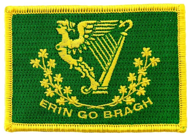 ERIN GO BRAGH PATCH new embroidered IRISH IRELAND FLAG iron-on EIRE St. Patrick