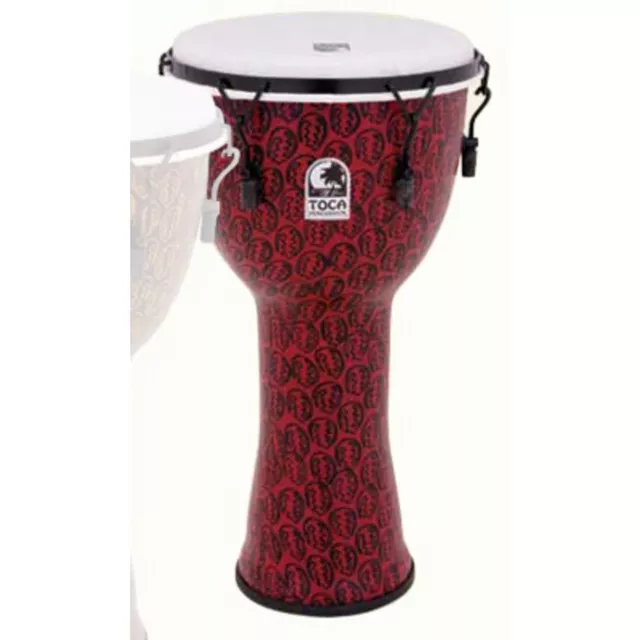 Toca Percussion Freestyle Djembe TF2DM-12RM, 12", Red Mask