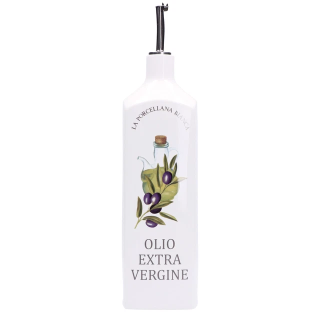 LA PORCELLANA BIANCA - Oliera Deco Quadrata 1L P01260254D