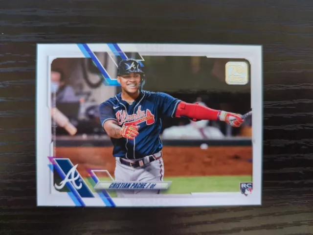 Christian Pache Rookie 2021 Topps Complete Factory Set#187 RC Image Variation SP
