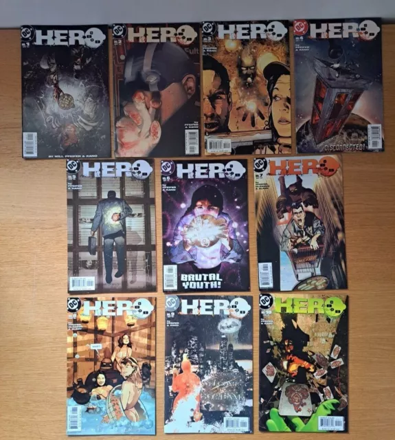 DC Comics Hero 2003 Issues 1 2 3 4 5 6 7 8 9 10 Bundle Job Lot