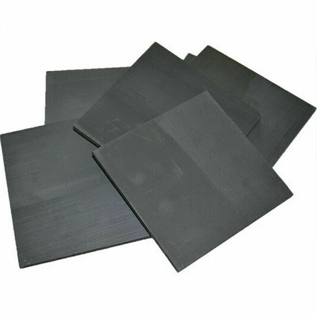 Plaque En Graphite Pur 99,99% - 100x100x20mm - Électrode, Moulage, Frittage - Haute Conductivité Thermique Et Électrique