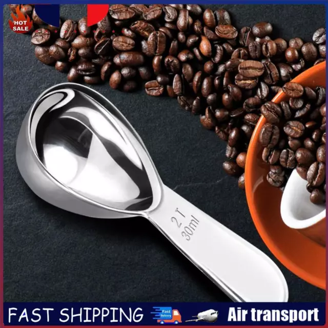 Stainless Steel Coffee Scoop Measuring Tablespoon for Coffee Tea Sugar (30ml) FR